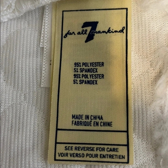 7 For All Mankind Short Sleeve Quilted Zip… - Picture 7 of 8